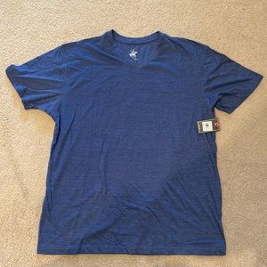 Navy V neck